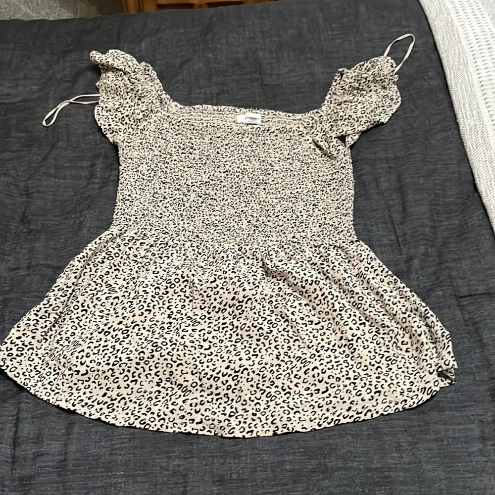 CHEETAH print blouse